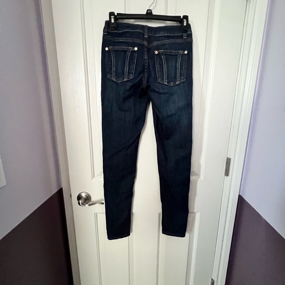 SALE! Cache skinny jeans. buttons at the side ankles, very comfortable stretchy - Picture 2 of 7